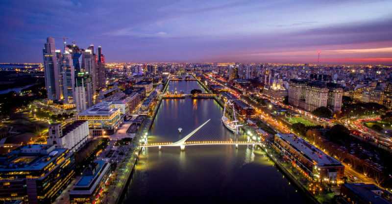 Vista panorámica de Buenos Aires